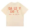 Designer Galleryse Tees Depts T-shirt Casual Uomo Donna T-shirt dipinte a mano con schizzi di inchiostro lettere graffiti sciolte a maniche corte Over Asian Size s-3xl 4xl 5xl