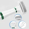 Vêtements pour chiens 2 en outils de nettoyage Peigne à poils d'animaux Cat Deshedding Brosse Sèche-linge 1 Souffleur Blanc