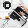 800W Electric Food Mixer Double Sticks Egg Beater Knead Dough 5 Hastigheter Kök Blender Cream Jam Pudding Milkshake Hand 240109