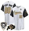 Niestandardowy projekt DIY Baseball Colorado Buffaloes 2 Shedeur Sanders Jersey Ed 12 Travis Hunter Jerseys Man Man Młodzież dla dzieci chłopcy Sizen