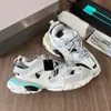 Track 3.0 LED Luxury Casual Shoe Womens Mens Sneaker Lighted Gomma leather Trainer Nylon Printed Platform Sneakers Men Light Trainers Shoes 36-45