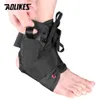 AOLIKES 1 STKS Enkelbrace Ondersteuning Sport Verstelbare Lace Up Enkelstabilisatorbanden voor Verstuikte Voet Compressie Sokken Mouw 240108