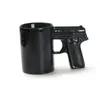 Tasse à café avec poignée pistolet, tasse à pistolet amusante, tasse à thé au lait, tasse créative en céramique pour bureau, verres à boissons