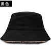 Double face portable papa hiver pêcheur chapeau femme velours côtelé fourrure seau chapeaux hommes grande taille Panama chapeaux dame chaud neige chapeau 240108