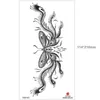 Small Belly Long Butterfly Lace Black Water Transfer Temporary Disposable Set Tattoo Sticker