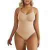 Xs sömlösa skummar formade bodysuit thong bantning kvinna mage kontroll faja body shapers kvinnor kropp kostym plus storlek 240108