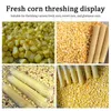 Farm Maize Corn Shelling Thresher Machine Threshing Husker Fresh Corn Soybean Sorghum Sheller Corn Stripper