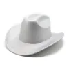 2024 novo desempenho de festa chapéu fedora boné de fluorescência brilhante cowboy jazz chapéus mulheres homens lantejoulas fedoras outono inverno topo bonés presente de natal