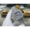 맞춤형 고급 브랜드 다이아몬드 시계 gypsophila ice cube 2 톤 18k 골드 VVS Moissanite Diamond Arabian Skeleton Watches