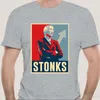 Männer T Shirts Männer T-shirt Stonks Obama Dank Memes V1 T-shirt Frauen Hemd Männlich Marke Teeshirt Sommer Baumwolle