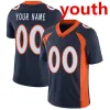 Maillot de football Denver''broncos''personnalisé Hommes Femmes Jeunes John Elway Terrell Davis Russell Wilson Javonte Williams Même Perine Patrick Surta