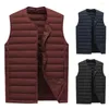 Gilet da uomo Cappotto invernale da uomo Gilet slim fit Outwear Gilet termico chic antivento