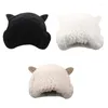 Berets Cartoon Sheep Ear Chapéu para Mulheres InsStyle Sweet Girl Flap Cap Esportes Ao Ar Livre Capô Respirável