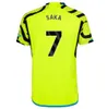 Arsenal23 24 SAKA ARsen maillots de football SMITH ROWE G.JESUS SALIBA Fans version joueur Odegaard Martinelli 23 24 NKETIAH kits de football chemise hommes enfants garçons ensembles uniformes