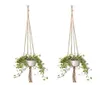 Plant Hanger Jute Rope Flower Pot Handmade Knitting Plant Holder Hanging Basket with Hook novelty Indoor Outdoor Home Garden Balco2731884