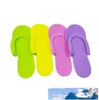 Eva Foam Salon Spa Slipper Disponibla Pedicure Thong Slippers El Travel Home Gäst Skönhet Slipper Stängd tå Shoe ZA13721376935