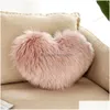 Almofada/travesseiro decorativo Cushiondecorative rosa coração forma lance sofá almofada de assento recheado p boneca brinquedo decoração para casa almofadas qua dhjmr