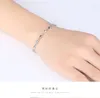 Charm Bracelets Heart Shape Silver Color Bracelet For Women Inlaid High Quality Zircon Trendy Jewelry Plated Wholesale Drop