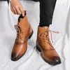 Dress Shoes Men's Comfortable Mens Casual High-quality Business Leather Fashionable Formal Non-slip Office