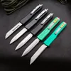 MICRO TECH Bounty Hunter UT85 OTF Coltello AUTO 3.464" Lama in acciaio D2, manico in alluminio aeronautico T6061, coltelli da combattimento tattico per autodifesa BM 3300 4600 3400