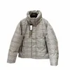 Loose Bread Mackages Down Jacket Down jacket with checkered collar for men and women
