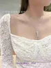 Autobanden liefde ketting ontwerper voor vrouwen nieuwe puur zilver volledige diamanten luipaard ketting grootmoeder groene ogen bezet met diamanten hanger met originele doos