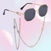 Chaîne de lunettes de soleil de luxe pour femmes, lanière antichute, lunettes irrégulières, tendance, cadeau d'anniversaire de luxe, marque de styliste, 2021, 4578228