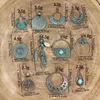 Dangle Earrings Retro Bohemian Tassel For Women Jhumka Antique Round Geometry Metal Ethnic Wholesale Vintage Jewelry