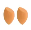 Real RT Miracle Complesion Makeup Sponges Orange Non -Latex Curved Sponged Egg Puff with Code No Box for Face Foundation PowderCos3798686