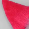 Articoli per feste Fascia per capelli unisex a forma di orecchie da cartone animato con mini cerchio per capelli rosa rossa, trucco per copricapo per trasmissione in diretta