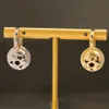 Designer Gold plaqué Familles Cadeaux de conception de mode romantique Lettres d'étude Boucles d'oreilles bijoux