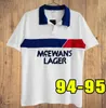 87 90 92 93 94 95 96 97 99 01 08 Glasgow Rangers FC Retro camisas de futebol GERRARD GASCOIGNE LAUDRUP Gerrard MCCOIST Uniformes de futebol 1982 82 83