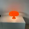 1pc LED Mushroom Table Lamp For Hotel Bedroom Bedside Living Room Decoration Lighting Modern Minimalist Desk Lights