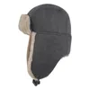 Connectyle Ytrapper Men 'Winter Russian Hat Thick Thallush Lined Ware Earflap WindProof Snow Ski Ushanka 240108