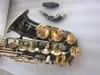 High-end Eb Altsaxofoon A-991 Zwart lichaam gouden toetsen Japanse ambachtelijke gemaakt jazz instrument altsax met Case