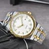 Zatrzymuje męskie zegarki P High Quality Royaloak Automatyczne mechaniczne zegarki na nadgarstek Modern Sport Watche Luksusowa marka zegarek zegarek stalowy pasek Montre de Luxe