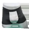 Paquet de 3 sous-vêtements d'incontinence pour hommes en coton à absorption régulière culottes d'incontinence urinaire lavables réutilisables pour la chirurgie de la prostate 240108