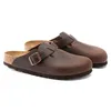 Casual Shoe Clog Tazz Slipper Men luksus designer platforma spacerowana buty skórzane zamsz suree bk bk Bostons dziewczyna futra furt płaski sandałek mula mule clogs pudełko prezentowe