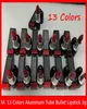 M Makeup Makeup Matte Luster Retro Bullet Lipsticks Frost Sexy 13 Colors 3G6163026