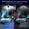 1 lampe de garage LED 150 W, lumière super brillante 15 000 lm E26/E27, lumière de garage 6 500 K lumière du jour déformable avec 6 panneaux réglables, lumière de magasin LED