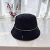 Fisherman's Hat Women's Hats Grace Brodery Flat Top Sunscreen Summer Hats Black and White Fashionable Pending