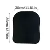 Черный резиновый коврик для кухонной посуды, коврик для миксера, подставка для стола Thermomix TM5 TM6 TM21 TM31, прочный настольный коврик 240109