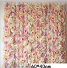 Decorative Flowers Artificial Silk Rose Flower Wall For Home Party Market Decoration Backdrop Panel Wedding Background Decor Arch