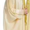 エスニック服の男性Jubba Thobe Chiffon Ramadan Long Robe Bat Sleeve Kaftan Arabic Open Abaya Dubai Eid Turkey Islamic Muslim Fashion