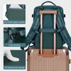 Stora kvinnor reser ryggsäck 17 tum bärbar dator USB Airplane Business Shoulder Bag Girls Nylon Students School Bag Bagage Pack XA370C 240108