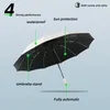 60 Kemik Rüzgara Dayanıklı Güçlendirilmiş Otomatik Şemsiye Erkekler Yağmur ve Parlatıcı Çift Amaçlı Güneşlik UV Güneş Şemsiyeleri 240109