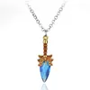 Pendentif Colliers Jeu Dota 2 Haute Qualité Lien Chaîne Collier Aghanim's Sceptre Cristal Pour Femmes Hommes Fans Cadeaux