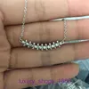 Fashion Designer Car tires's Classic Necklace Womens bullet necklace series personalized simple clavicle full diamond hollow ou With Original Box