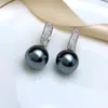 Boucles d'oreilles Style rétro Beimu mode 925 argent Sterling plaqué or rond forte lumière magnifique bijoux de fiançailles