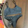 Costume da bagno da donna firmato alla moda costume da bagno da donna f stampa amily sexy bikini multicolore rete rossa vacanza X7BF